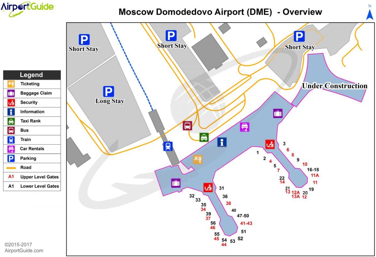 mapa de DME aeropuerto