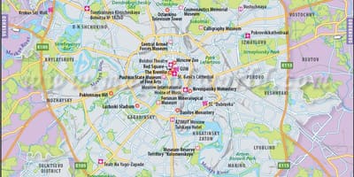 Moskau mapas
