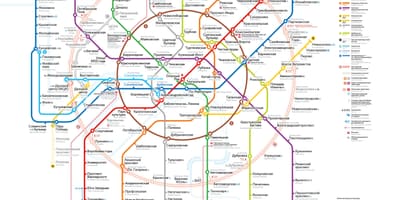 Metro de Moscú mapa