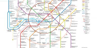 Metro de Moscú mapa