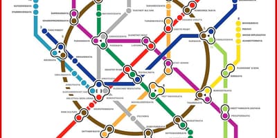 Metro de moscú mapa en ruso