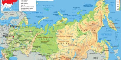 Rusia Moscú mapa