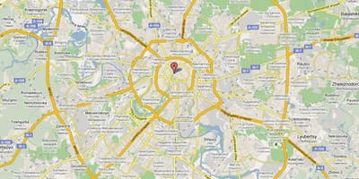 Moskva afueras mapa