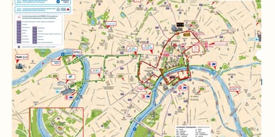 Moskva mapa de autobuses