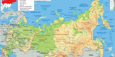 Rusia Moscú mapa
